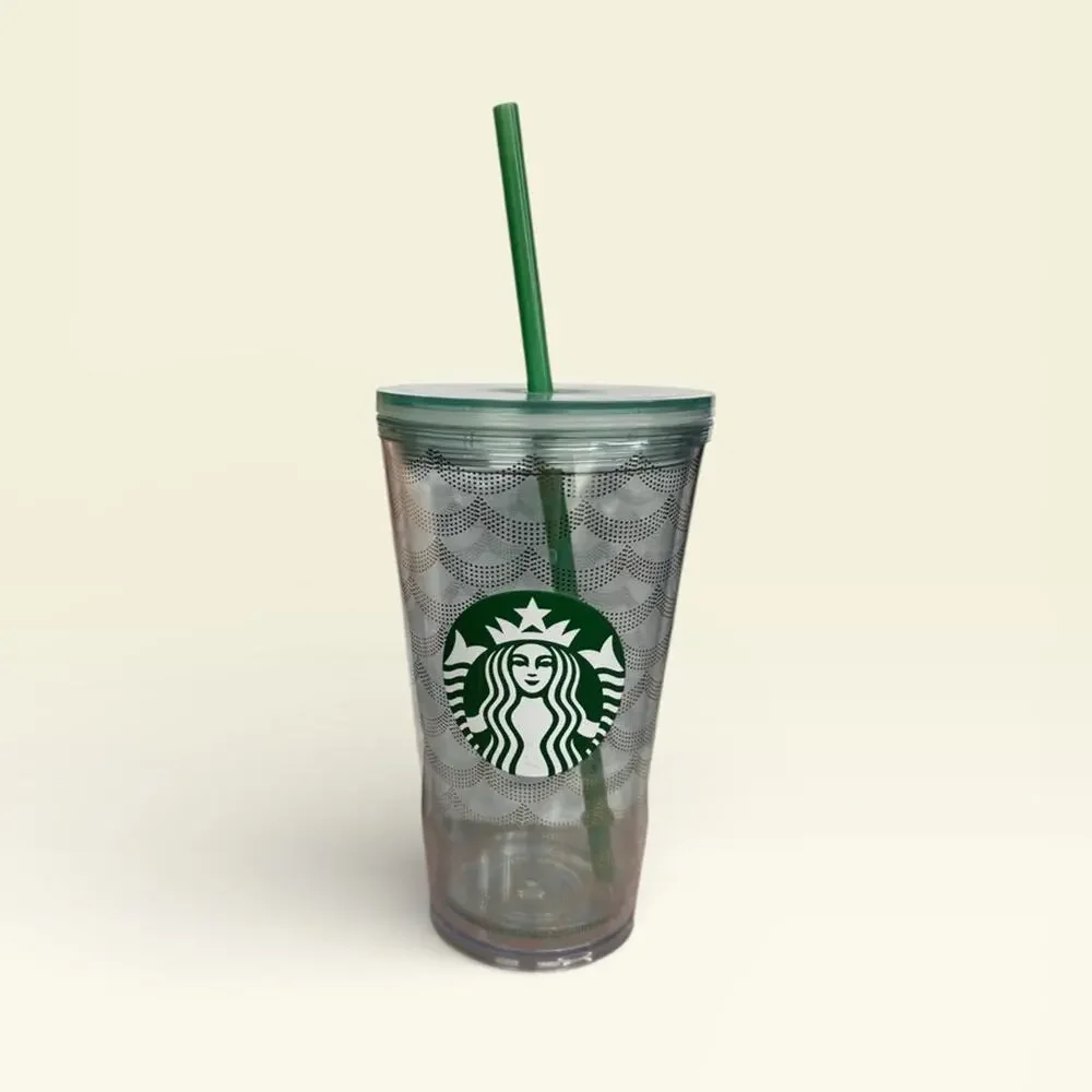 Starbucks Mermaid Scale Cold Cup Grande Tumbler NEW